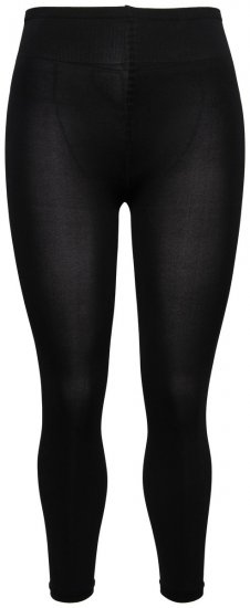 Ulla Popken 833806 Legginsy rajstopowe 200 den Czarna - Rajstopy & skarpetki - 