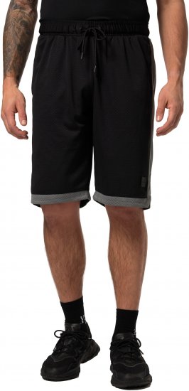 JP1880 Jay-Pi Bermuda QuickDry Mesh Fitness Shorts Black - Odzież sportowa - Odzież sportowa 2XL-10XL