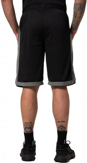 JP1880 Jay-Pi Bermuda QuickDry Mesh Fitness Shorts Black - Odzież sportowa - Odzież sportowa 2XL-10XL