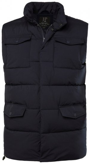 JP1880 834648 Kamizelka pikowana ze stójką Granatowa - Kurtki Męskie Duże Rozmiary - Kurtki Duże rozmiary 2XL-8XL