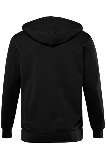 Men+ 851 Bluza z kapturem na zamek Czarna - Bluzy & bluzy z kapturem - Bluzy & Bluzy z kapturem 2XL-12XL