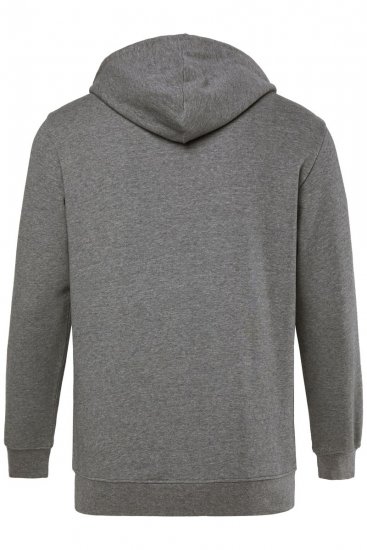 Men+ 851 Bluza z kapturem na zamek Szara melanż - Bluzy & bluzy z kapturem - Bluzy & Bluzy z kapturem 2XL-12XL