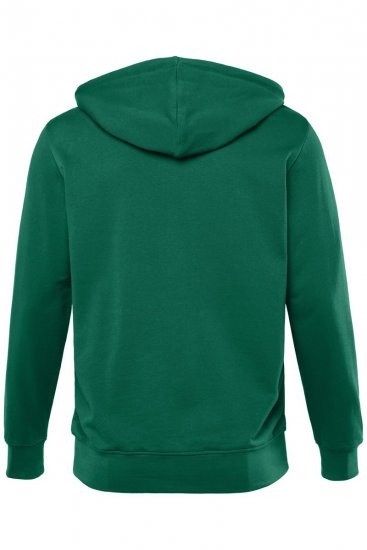 Men+ 851 Bluza z kapturem na zamek Zielona - Bluzy & bluzy z kapturem - Bluzy & Bluzy z kapturem 2XL-12XL