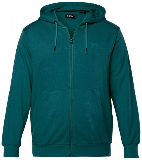 Men+ 851 Bluza z kapturem na zamek Jodłowa zieleń - Bluzy & bluzy z kapturem - Bluzy & Bluzy z kapturem 2XL-12XL