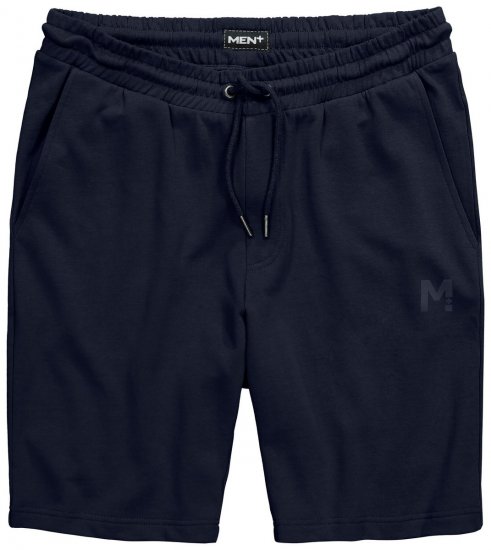 Men+ 858 Spodenki dresowe Granatowa - Dresy & spodenki dresowe - Dresy & Spodnie Dresowe 2XL-12XL
