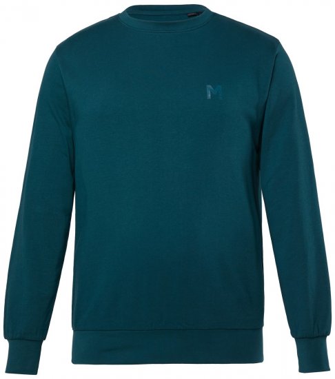 Men+ 865 Bluza Ciemnozielona - Bluzy & bluzy z kapturem - Bluzy & Bluzy z kapturem 2XL-12XL