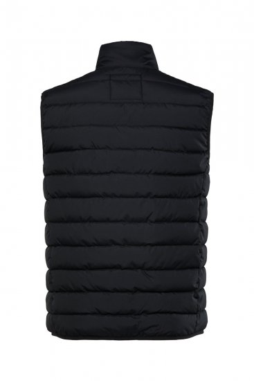 Jay-Pi 835324 Składana pikowana kamizelka Czarna - Kurtki Męskie Duże Rozmiary - Kurtki Duże rozmiary 2XL-8XL