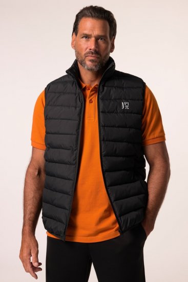 Jay-Pi 835324 Składana pikowana kamizelka Czarna - Kurtki Męskie Duże Rozmiary - Kurtki Duże rozmiary 2XL-8XL