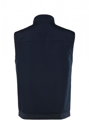 Men+ 414 Kamizelka softshell ze stójką Granatowa - Kurtki Męskie Duże Rozmiary - Kurtki Duże rozmiary 2XL-8XL