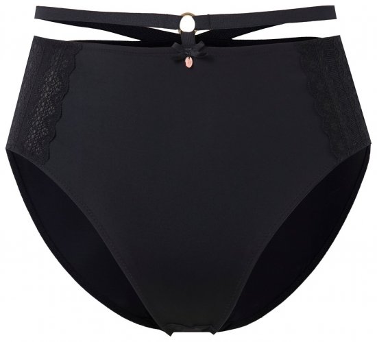 Ulla Popken 836172 Bokserki Czarna - Majtki - 