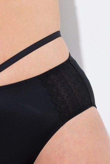 Ulla Popken 836172 Bokserki Czarna - Majtki - 