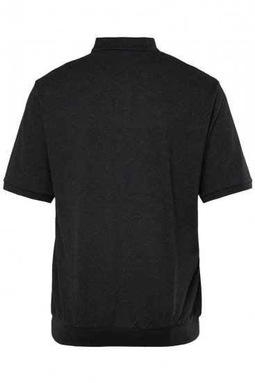 Men+ 264 Koszulka polo bellyfit Czarna - Koszulki polo - Koszulki Polo 2XL-8XL