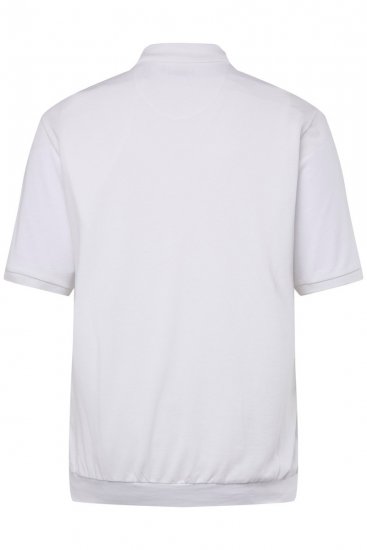 Men+ 264 Koszulka polo bellyfit Biały - Koszulki polo - Koszulki Polo 2XL-8XL