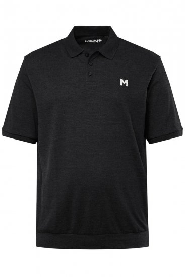 Men+ 266 Koszulka polo bellyfit Czarna 2-pak - Koszulki polo - Koszulki Polo 2XL-8XL