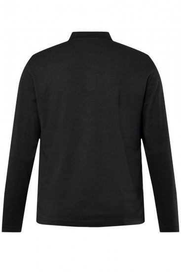 Men+ 270 Koszulka polo z długim rękawem Czarna - Koszulki polo - Koszulki Polo 2XL-8XL
