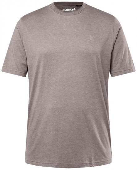 Men+ 276 Koszulka okrągły dekolt Szara - Koszulki - T-shirty meskie Duże Rozmiary - 2XL-14XL