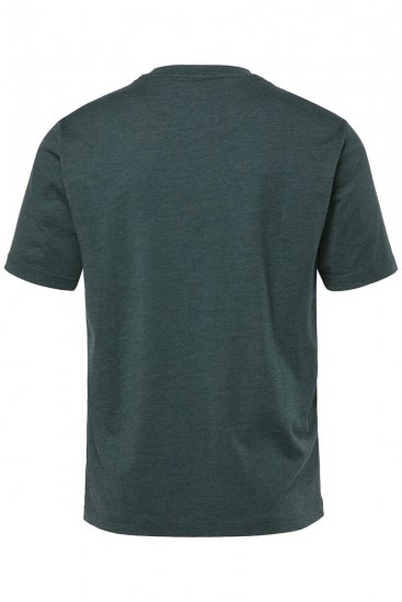 Men+ 276 Koszulka okrągły dekolt Ciemnozielona - Koszulki - T-shirty meskie Duże Rozmiary - 2XL-14XL