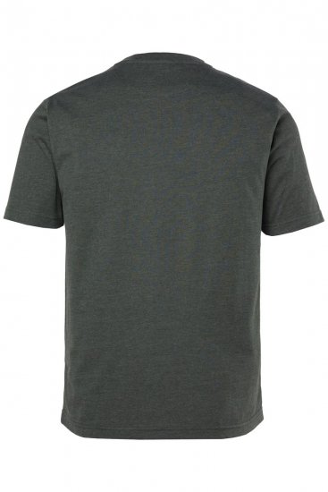 Men+ 276 Koszulka okrągły dekolt Oliwkowa - Koszulki - T-shirty meskie Duże Rozmiary - 2XL-14XL
