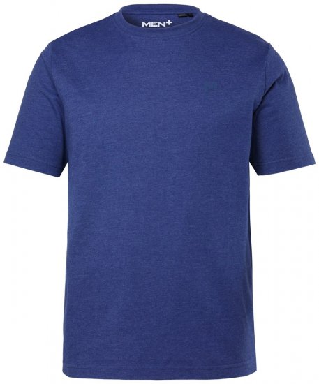 Men+ 276 Koszulka okrągły dekolt Nocna niebieska - Koszulki - T-shirty meskie Duże Rozmiary - 2XL-14XL