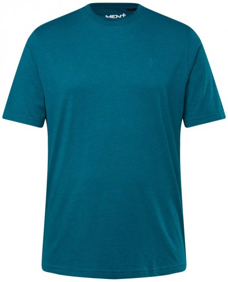 Men+ 276 Koszulka okrągły dekolt Szaroniebieska - Koszulki - T-shirty meskie Duże Rozmiary - 2XL-14XL