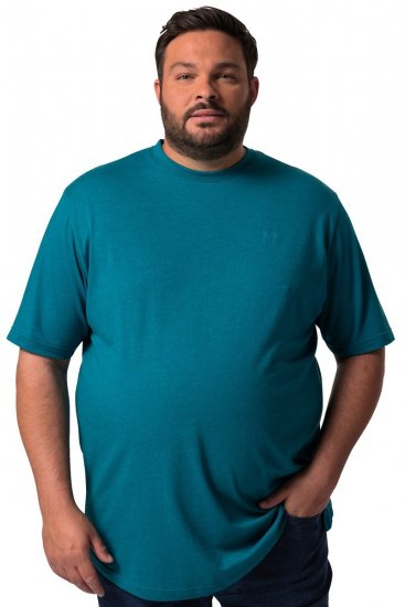 Men+ 276 Koszulka okrągły dekolt Szaroniebieska - Koszulki - T-shirty meskie Duże Rozmiary - 2XL-14XL