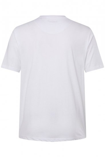Men+ 279 Koszulka dekolt V Biały - Koszulki - T-shirty meskie Duże Rozmiary - 2XL-14XL