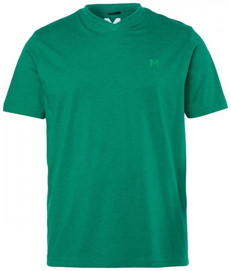 Men+ 279 Koszulka dekolt V Szmaragdowa - Koszulki - T-shirty meskie Duże Rozmiary - 2XL-14XL