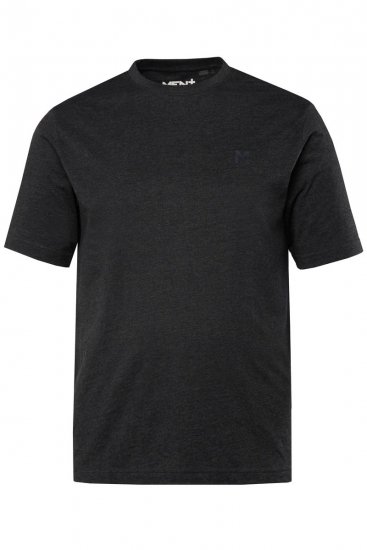 Men+ 285 Koszulka okrągły dekolt Czarna 2-pak - Koszulki - T-shirty meskie Duże Rozmiary - 2XL-14XL