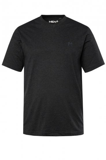 Men+ 299 Koszulka dekolt V Czarna 2-pak - Koszulki - T-shirty meskie Duże Rozmiary - 2XL-14XL