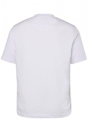 Men+ 299 Koszulka dekolt V Biały 2-pak - Koszulki - T-shirty meskie Duże Rozmiary - 2XL-14XL