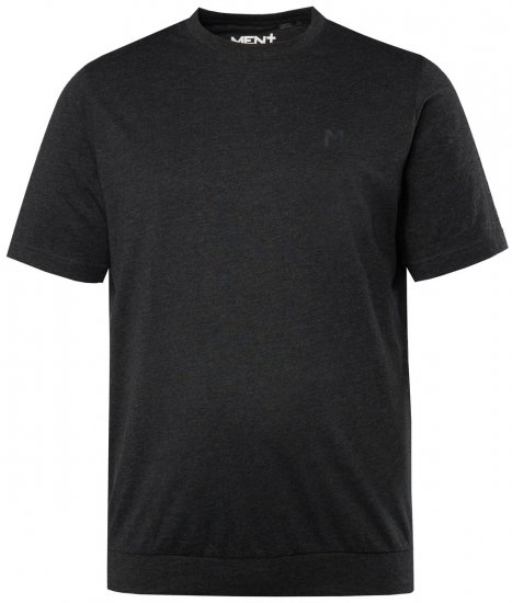 Men+ 308 Koszulka bellyfit Czarna - Koszulki - T-shirty meskie Duże Rozmiary - 2XL-14XL