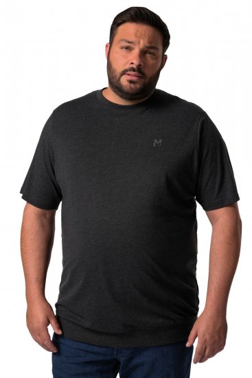 Men+ 308 Koszulka bellyfit Czarna - Koszulki - T-shirty meskie Duże Rozmiary - 2XL-14XL