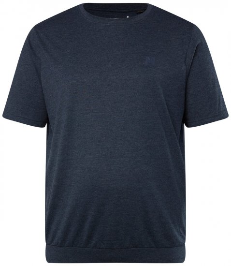 Men+ 308 Koszulka bellyfit Granatowa - Koszulki - T-shirty meskie Duże Rozmiary - 2XL-14XL