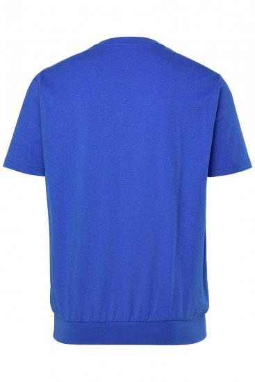 Men+ 308 Koszulka bellyfit Lazurowa - Koszulki - T-shirty meskie Duże Rozmiary - 2XL-14XL