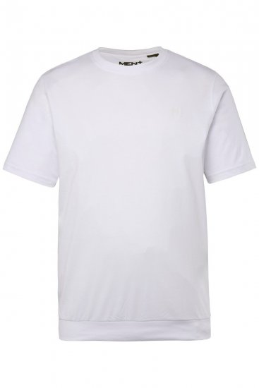 Men+ 311 Koszulka bellyfit Biały 2-pak - Koszulki - T-shirty meskie Duże Rozmiary - 2XL-14XL