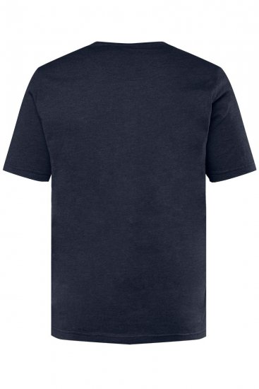 Men+ 365 Koszulka Henley Granatowa - Koszulki - T-shirty meskie Duże Rozmiary - 2XL-14XL