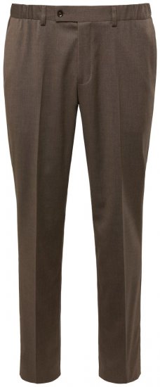 JP1880 Amalfi Flexnamic Spodnie garniturowe Khaki zielona - Garnitury - Garnitury dużych rozmiarach