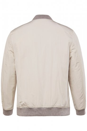 JP1880 836786 Kurtka college z emblematem Kremowa biel - Kurtki Męskie Duże Rozmiary - Kurtki Duże rozmiary 2XL-8XL