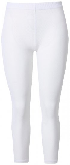 Ulla Popken 836800 Legginsy rajstopowe w kropki Biały - Rajstopy & skarpetki - 