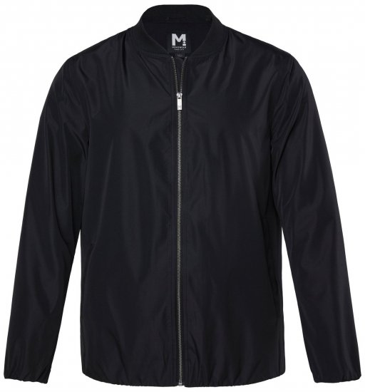 Men+ 823 Ultralekka kurtka bomber bellyfit Czarna - Kurtki Męskie Duże Rozmiary - Kurtki Duże rozmiary 2XL-8XL