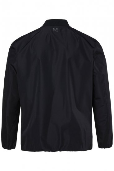 Men+ 823 Ultralekka kurtka bomber bellyfit Czarna - Kurtki Męskie Duże Rozmiary - Kurtki Duże rozmiary 2XL-8XL