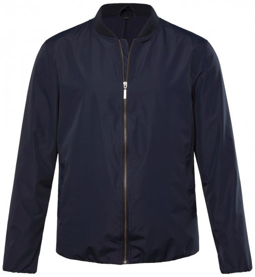 Men+ 823 Ultralekka kurtka bomber bellyfit Granatowa - Kurtki Męskie Duże Rozmiary - Kurtki Duże rozmiary 2XL-8XL