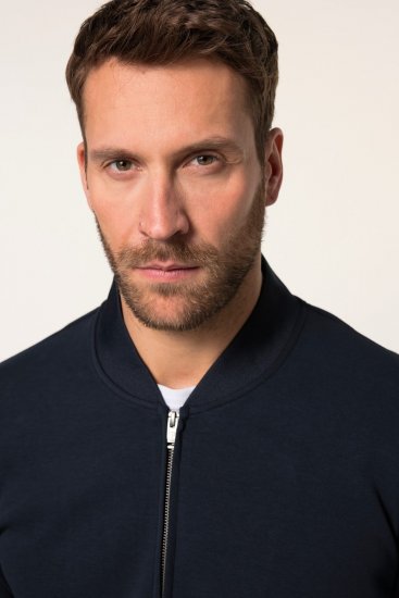 JP1880 Jersey Blouson New York Navy - Kurtki Męskie Duże Rozmiary - Kurtki Duże rozmiary 2XL-8XL