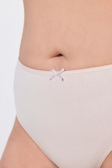 Ulla Popken 838637 Stringi 3 szt. Beżowa - Majtki - 