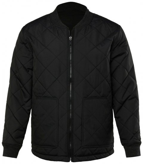 JP1880 838875 Dwustronna kurtka college Czarna - Kurtki Męskie Duże Rozmiary - Kurtki Duże rozmiary 2XL-8XL