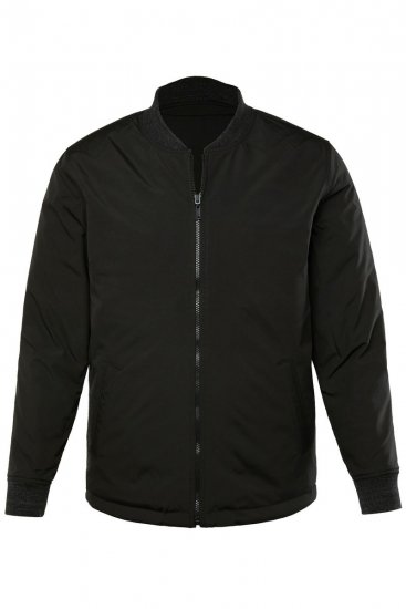 JP1880 838875 Dwustronna kurtka college Czarna - Kurtki Męskie Duże Rozmiary - Kurtki Duże rozmiary 2XL-8XL