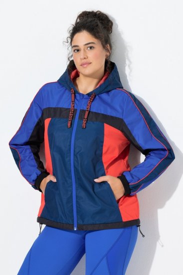 Ulla Popken 840094 Kurtka funkcyjna Granatowa - Kurtki - Kurtki dla kobiet w dużych rozmiarach