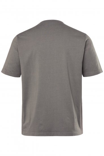 JP1880 Beer King Design Vintage Looking T-Shirt Gray - Koszulki - T-shirty meskie Duże Rozmiary - 2XL-14XL