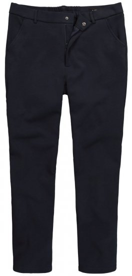 Men+ 207 Bilbao Flexlastic Chinosy z dżerseju Granatowa - Garnitury - Garnitury dużych rozmiarach