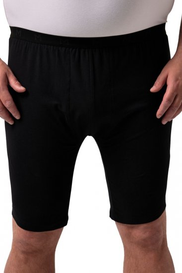 Men+ 439 Bokserki z długimi nogawkami FLEXLASTIC® Czarna - Bielizna & stroje kąpielowe - Bielizna & Stroje kąpielowe 2XL-8XL